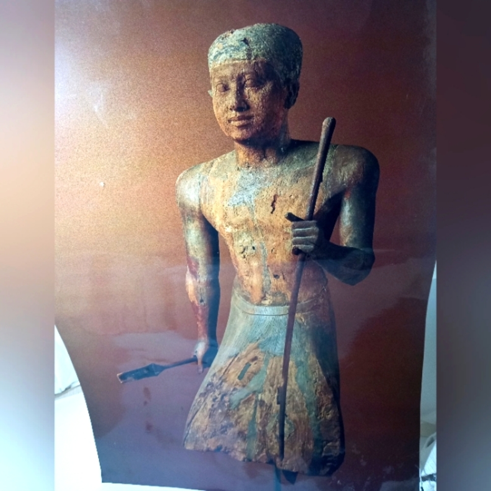 Getty center for education in the arts print "statue of mitry"
